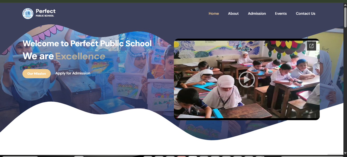New School Website Preview